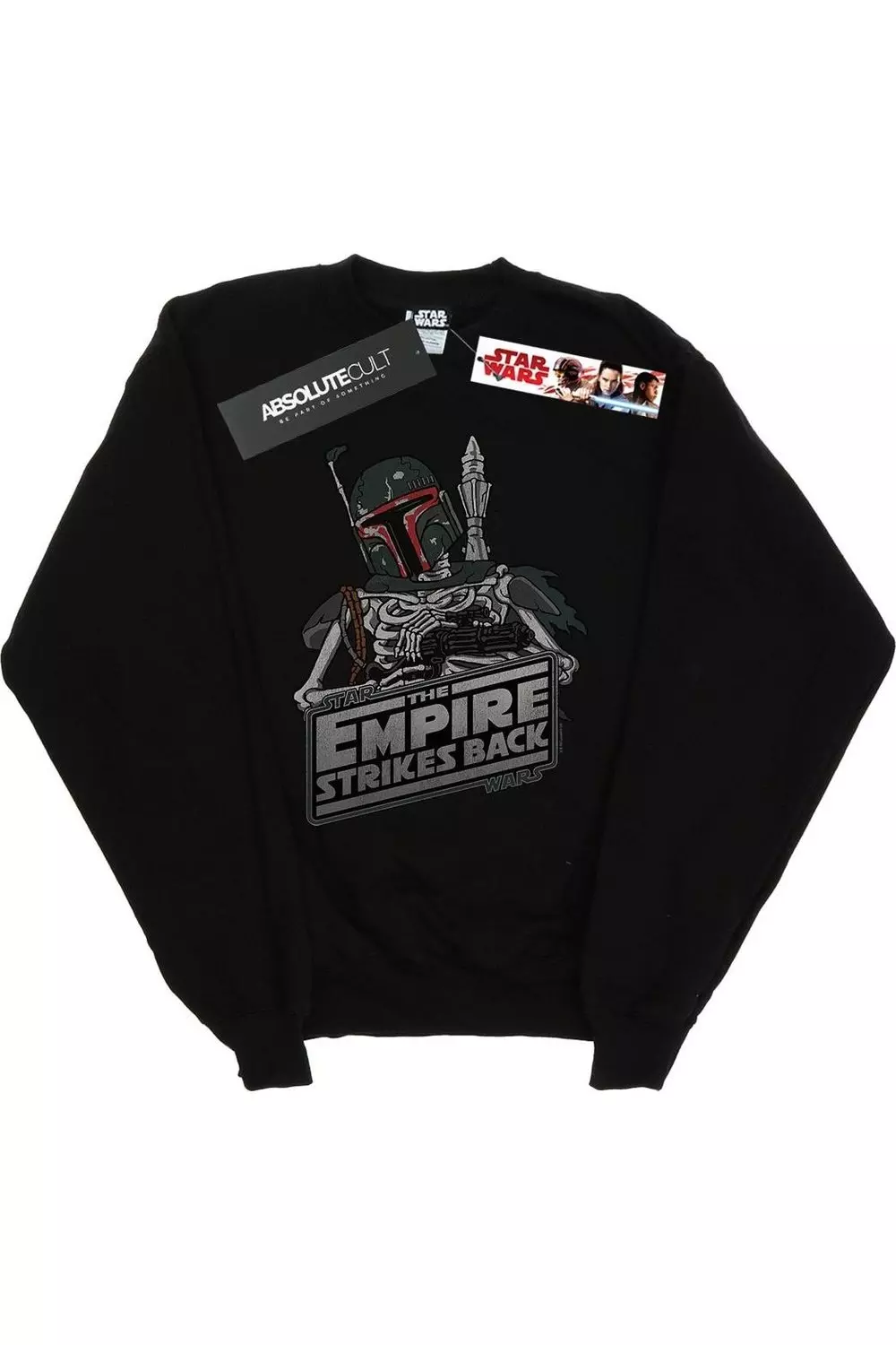 Black Boba Fett Skeleton Sweatshirt alternative image