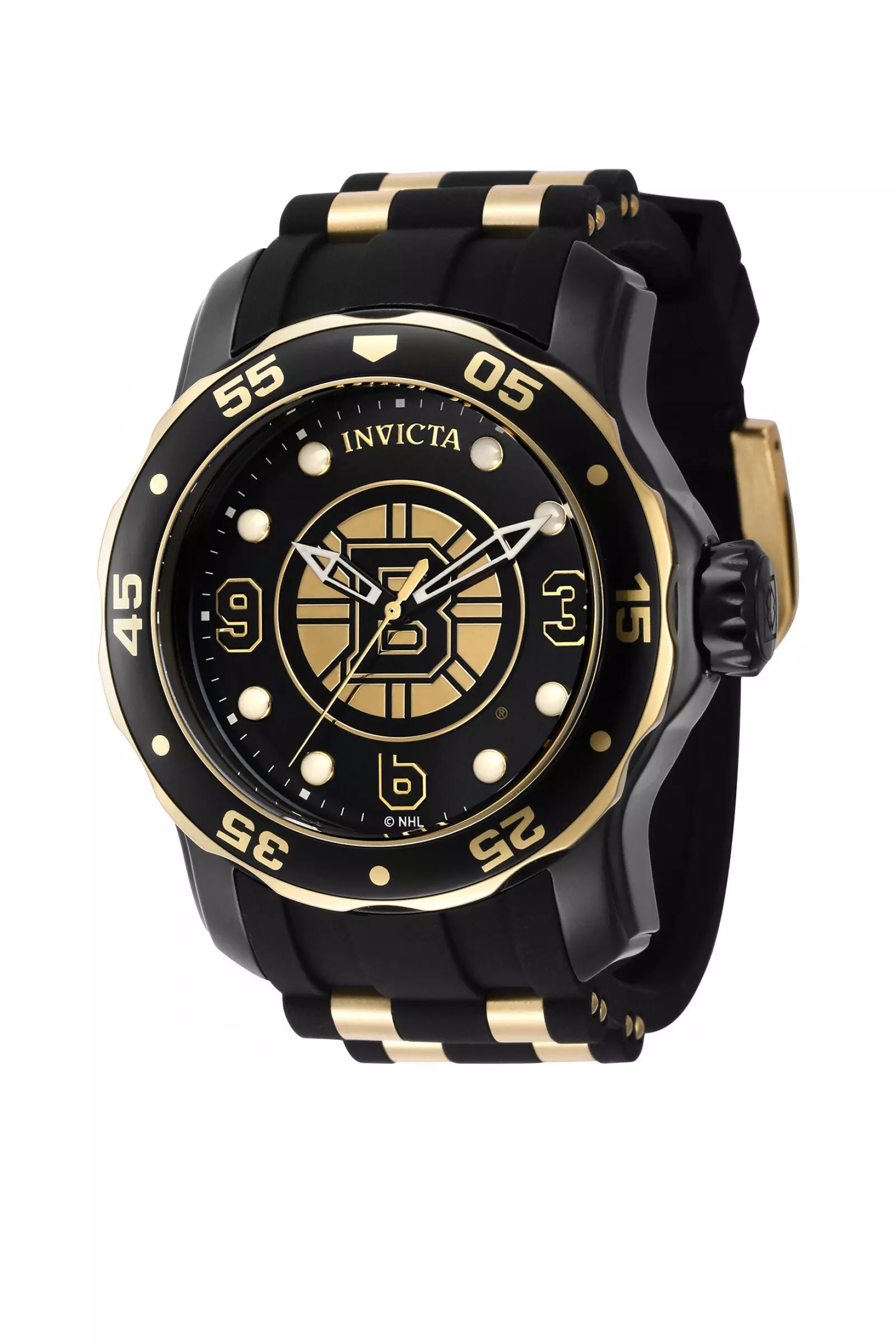 Black IN-42320 NHL 48mm Quartz Watch alternative image