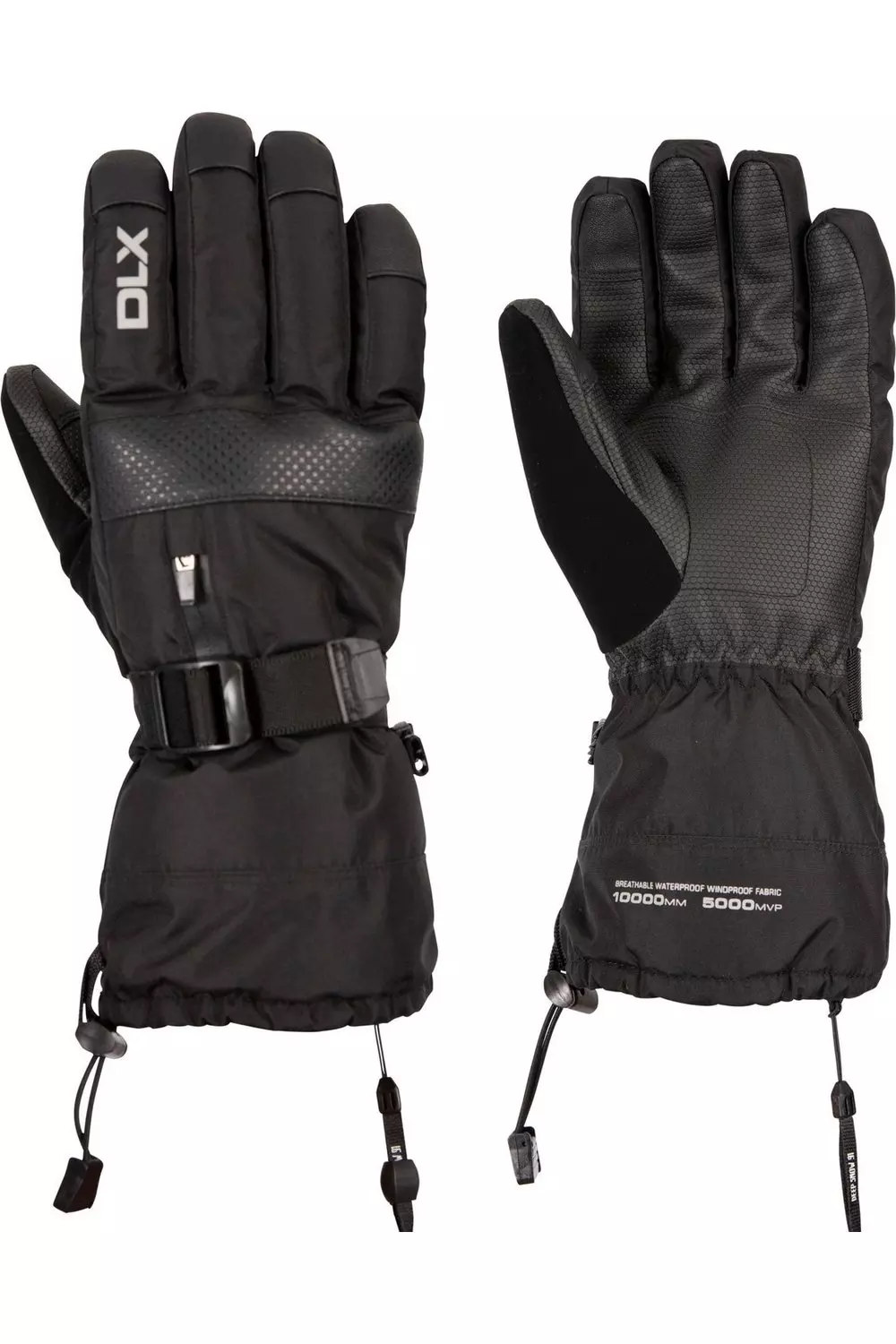 Black Lindley DLX Ski Gloves alternative image