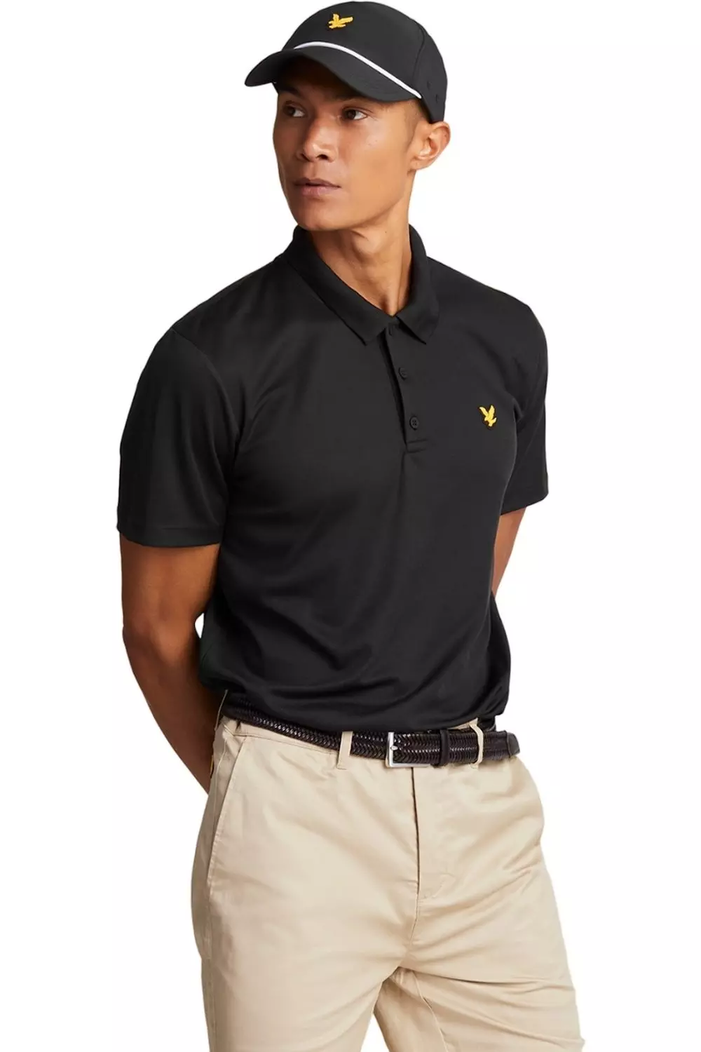 Black Tech Golf Polo Shirt alternative image