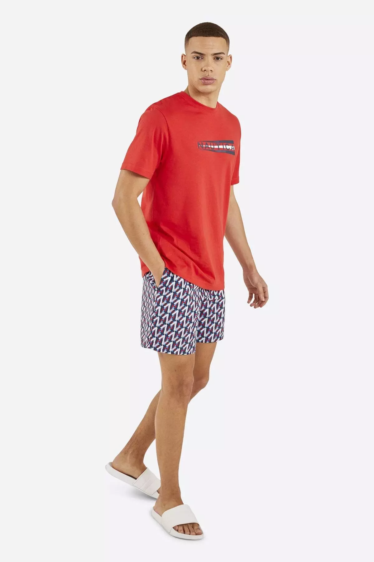 Dark navy 'Dorian' 6" Swim Short alternative image