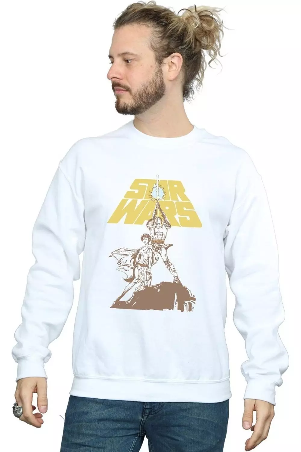 White Vintage Rebels Sweatshirt alternative image