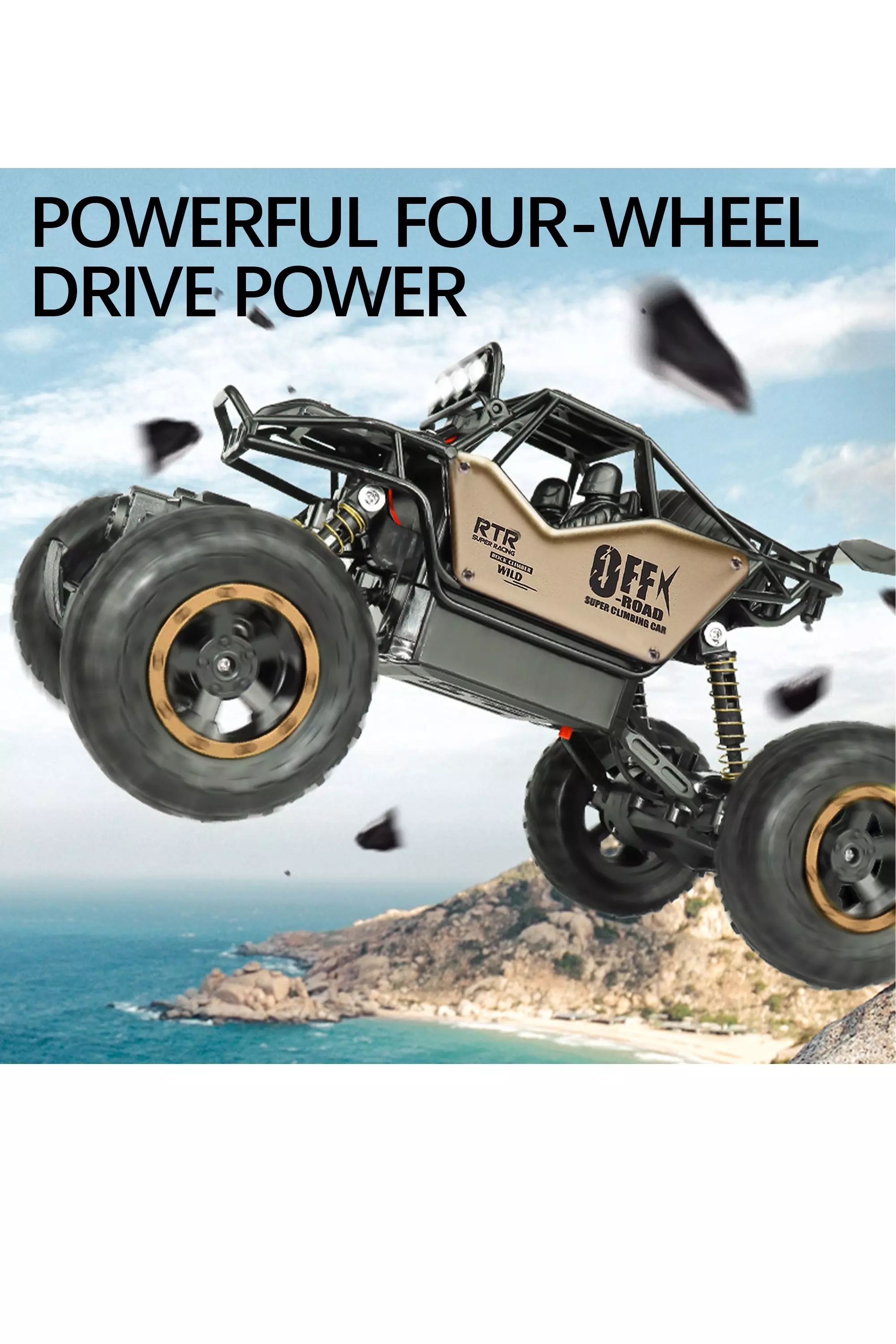 Gold Alloy Off-Road Race Truck alternative image