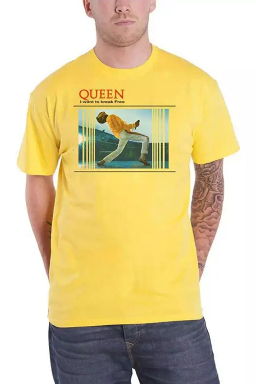Yellow I Want to Break Free T-Shirt alternative image