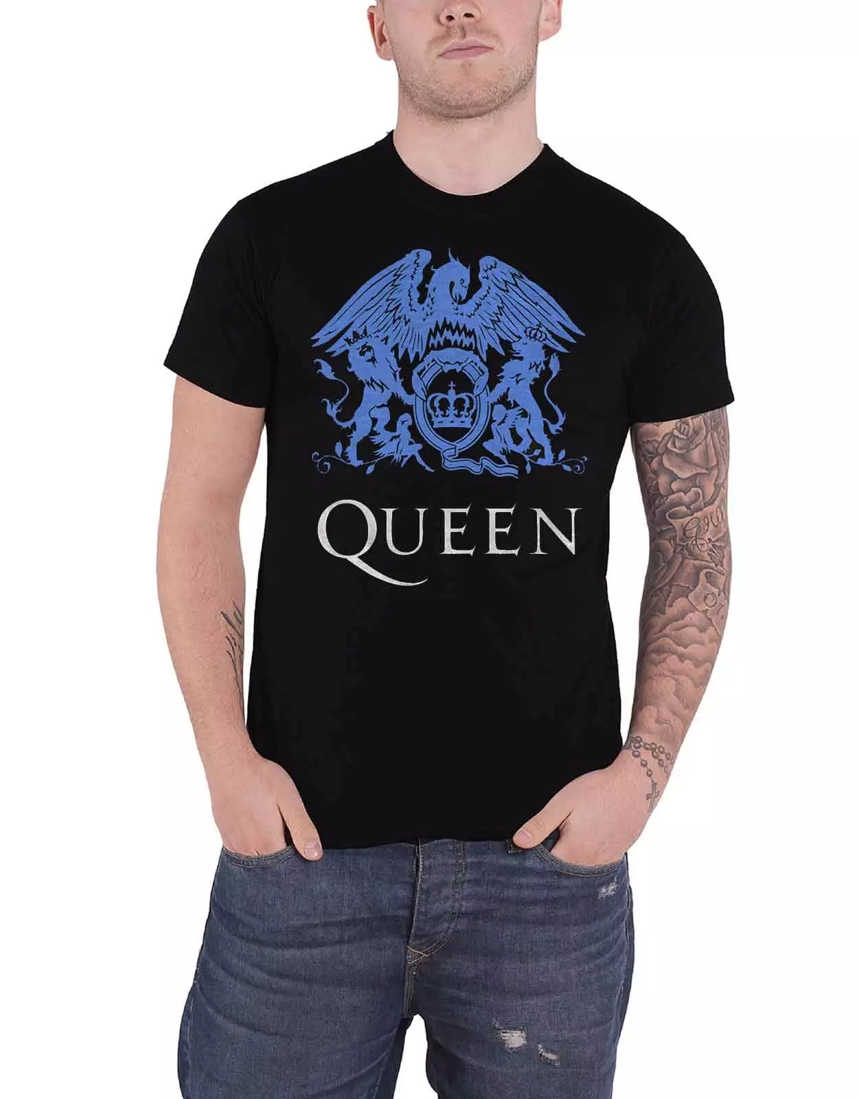Black Blue Classic Crest T Shirt alternative image