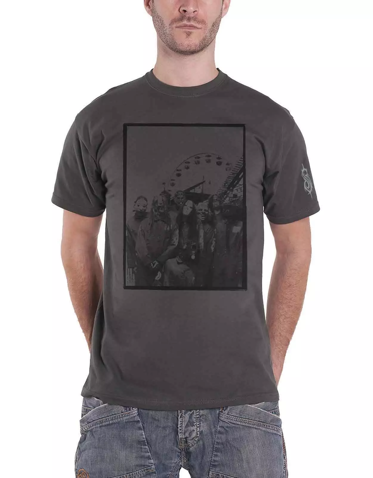 Grey Amusement Park T Shirt alternative image