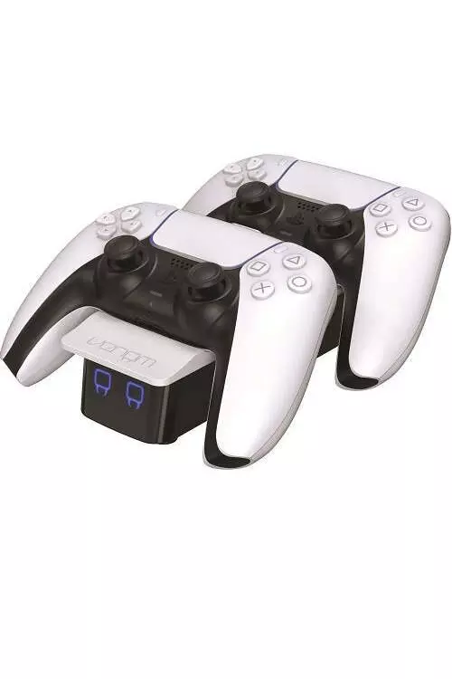 White PS5 Twin Charging Dock alternative image