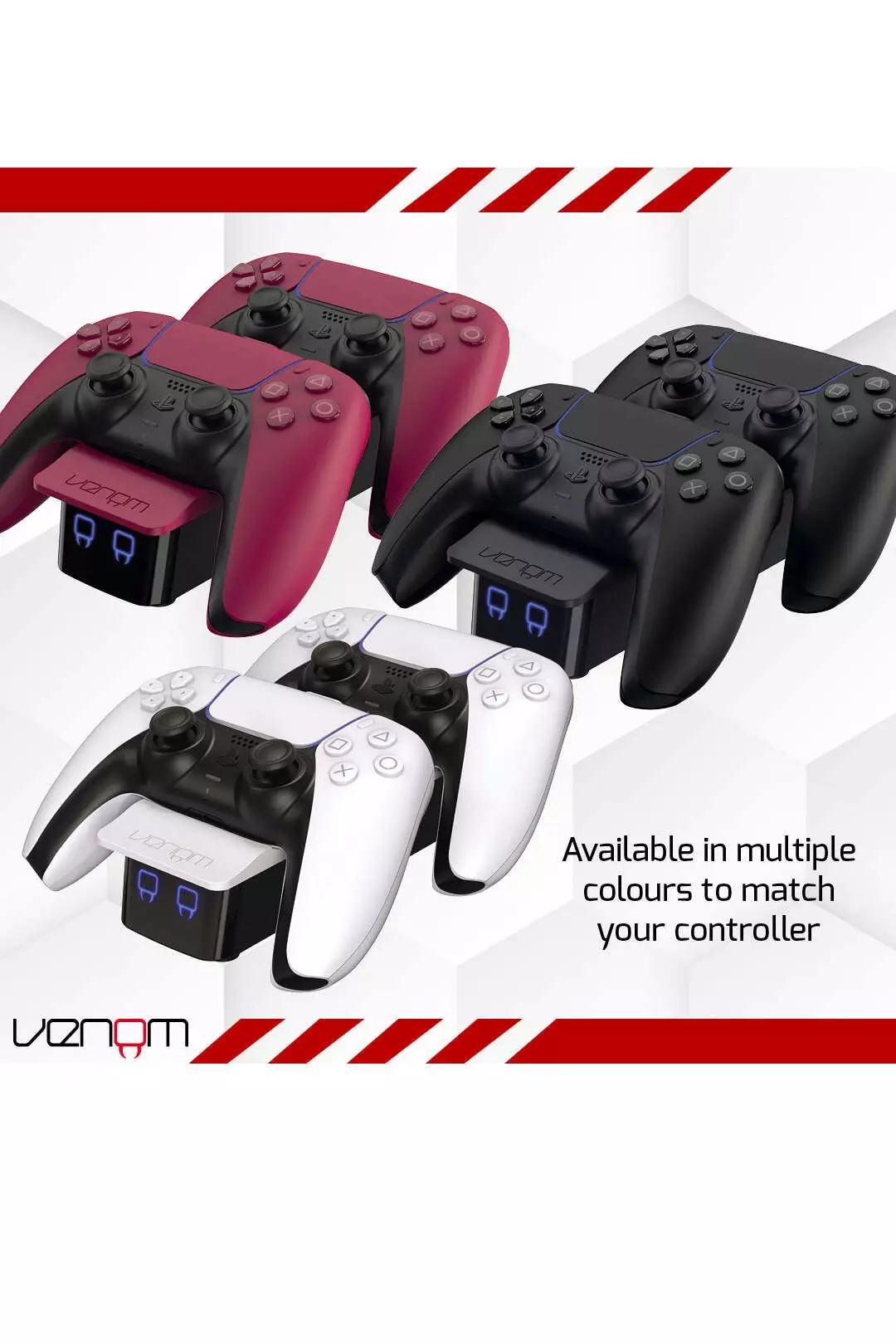 White PS5 Twin Charging Dock alternative image