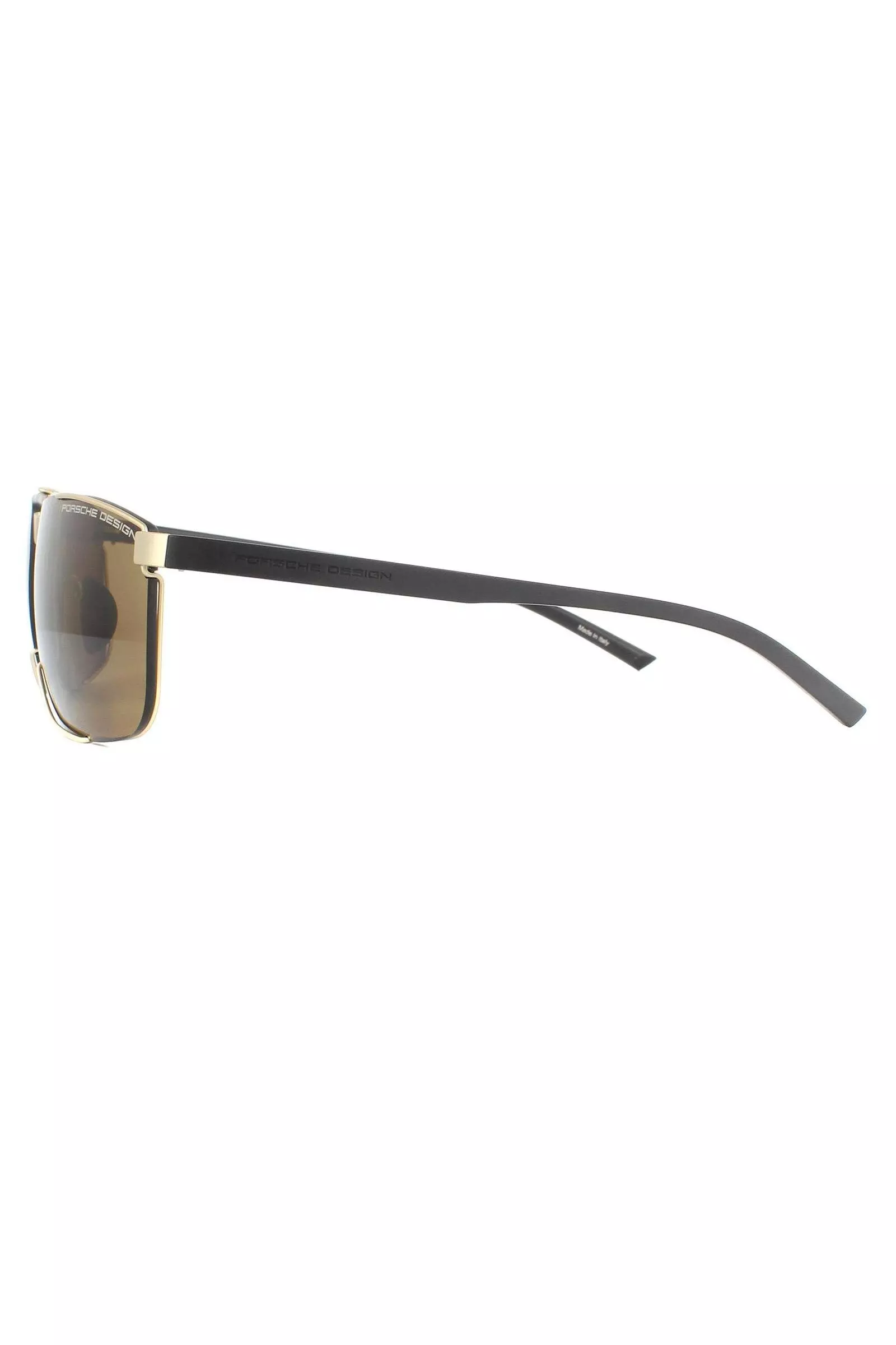 Rimless Gold Brown Sunglasses alternative image