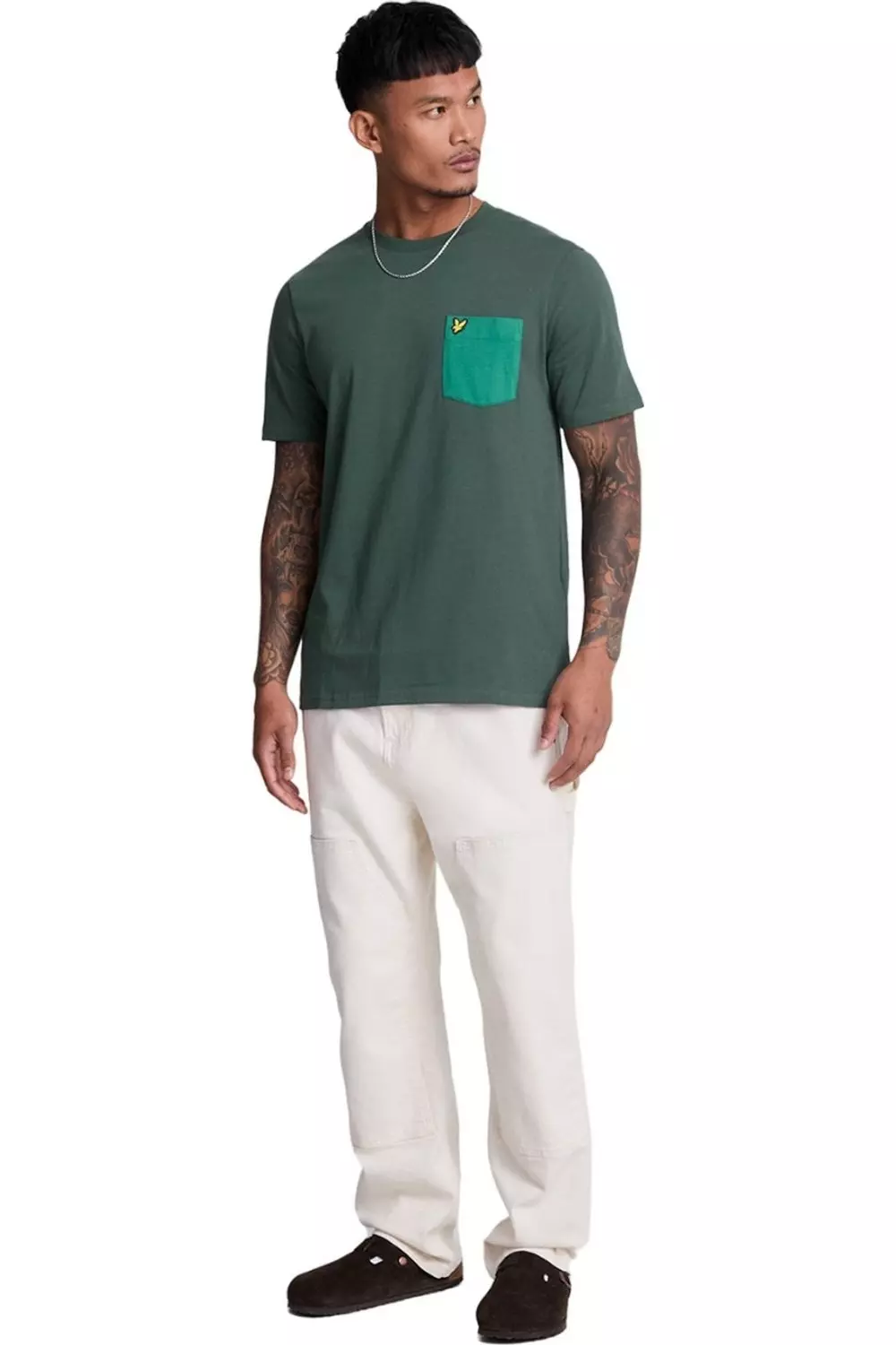 Teal Tonal Pocket T-Shirt alternative image