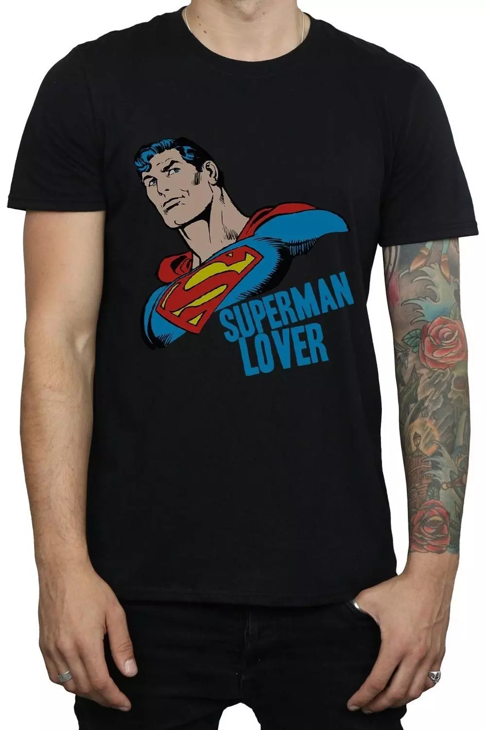 Black Superman Lover T-Shirt alternative image