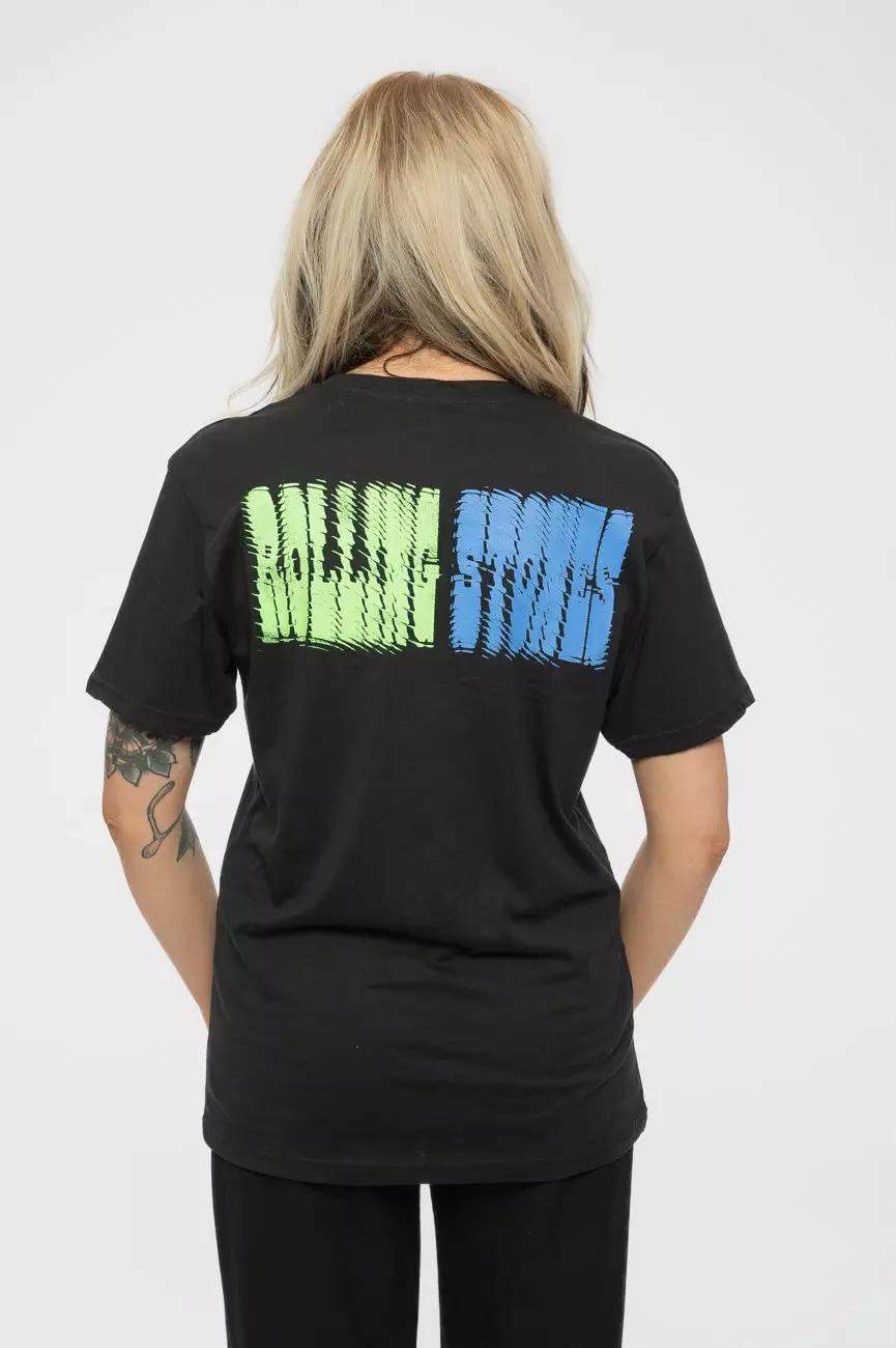 Black Distorted Tongue T Shirt alternative image
