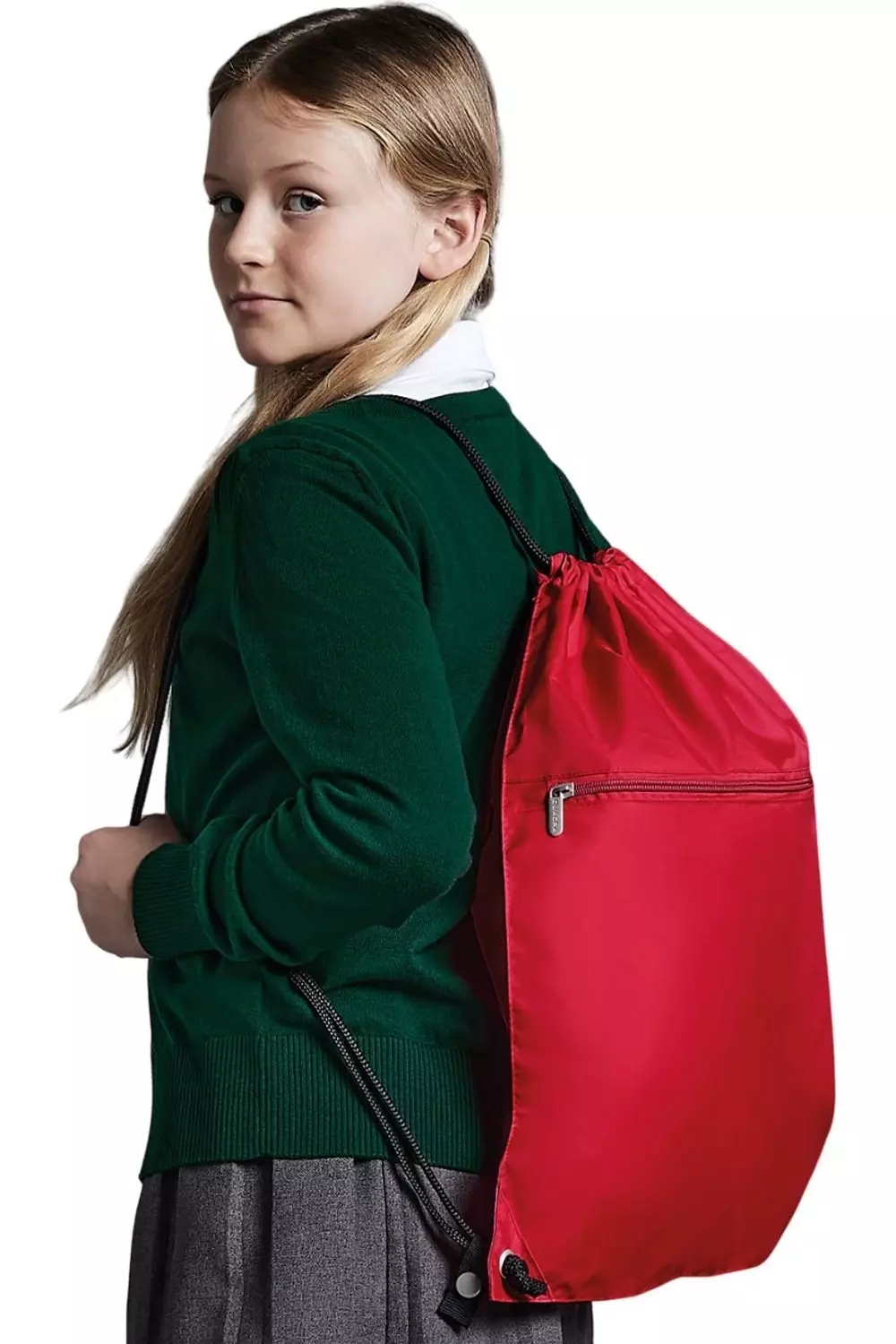 Red Premium Drawstring Bag alternative image