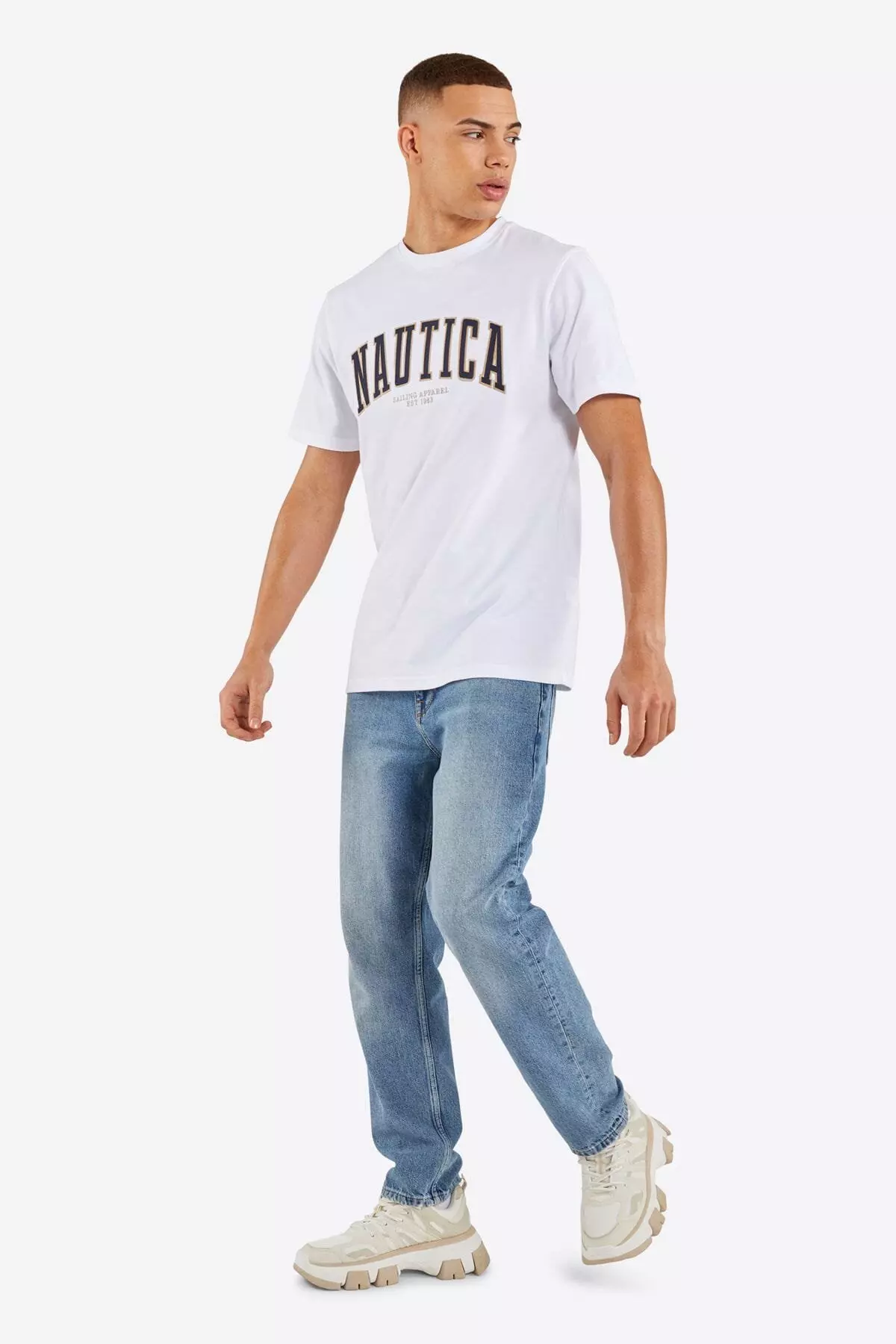 White 'Gable' T-Shirt alternative image