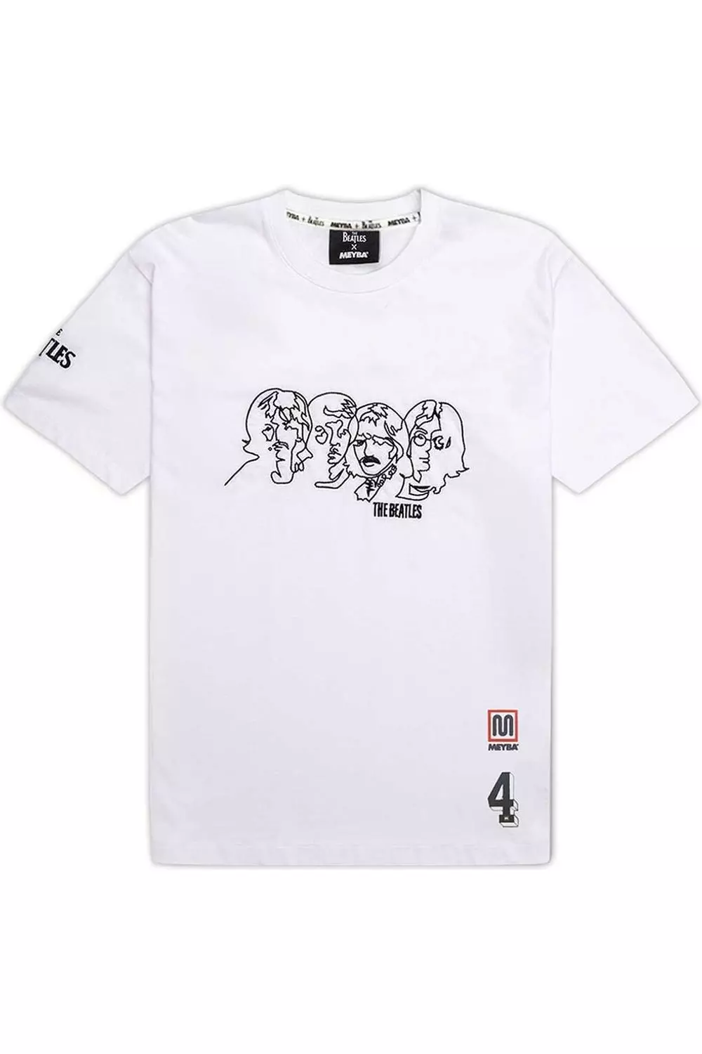 White Meyba Embroidered T-Shirt alternative image