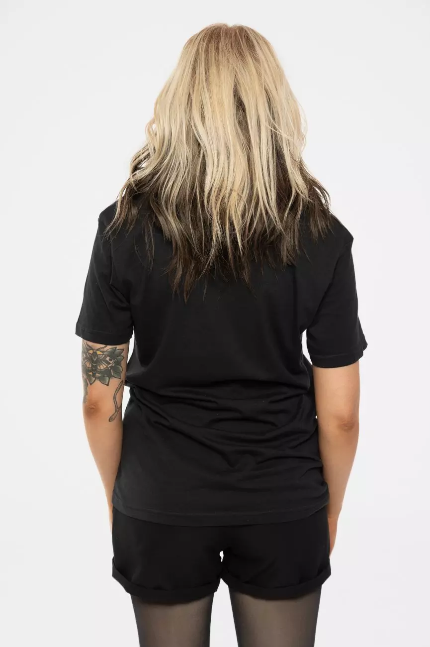 Black Holographic Tongue T Shirt alternative image