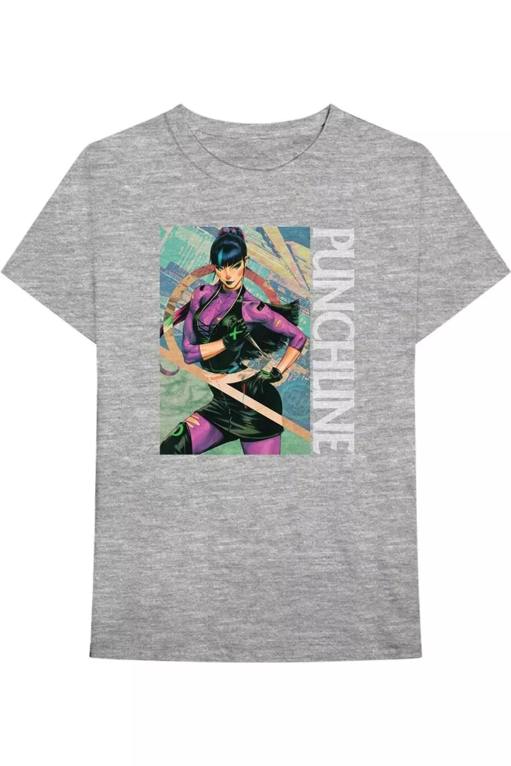 Grey Punchline Cotton T-Shirt alternative image