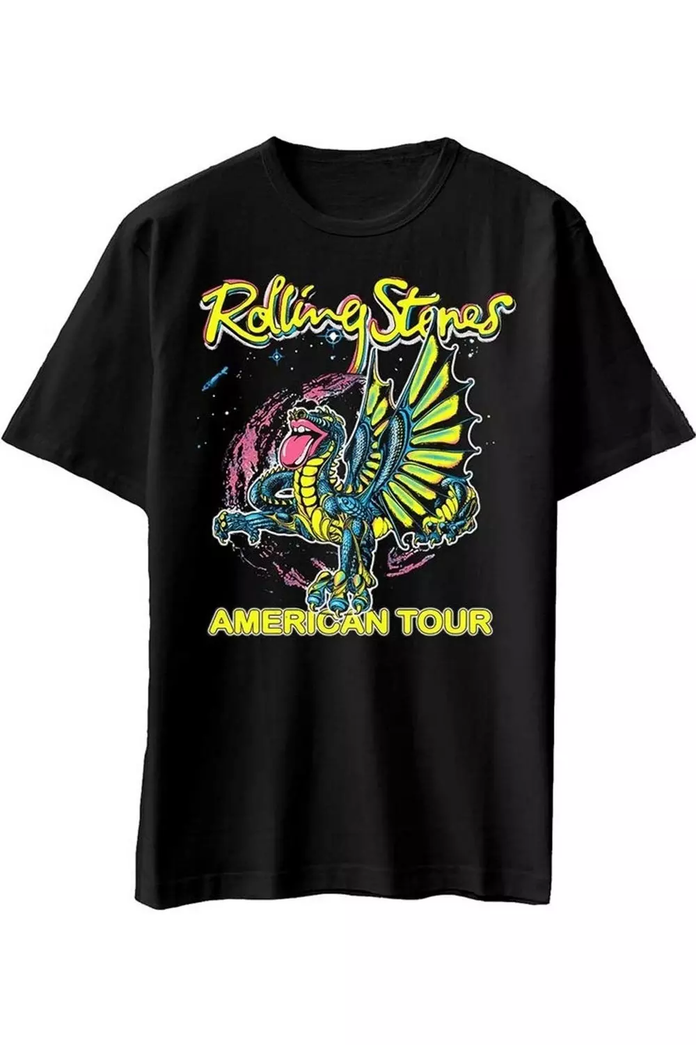 Black American Tour Dragon T-Shirt alternative image