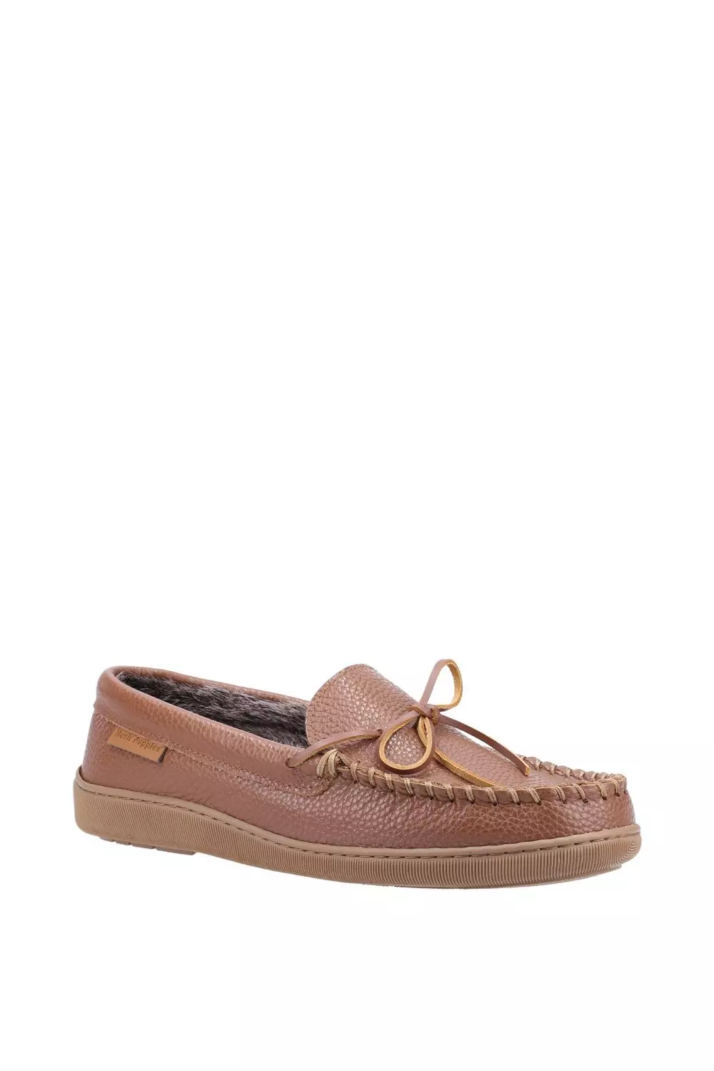 Tan 'Ace' Leather Slippers alternative image