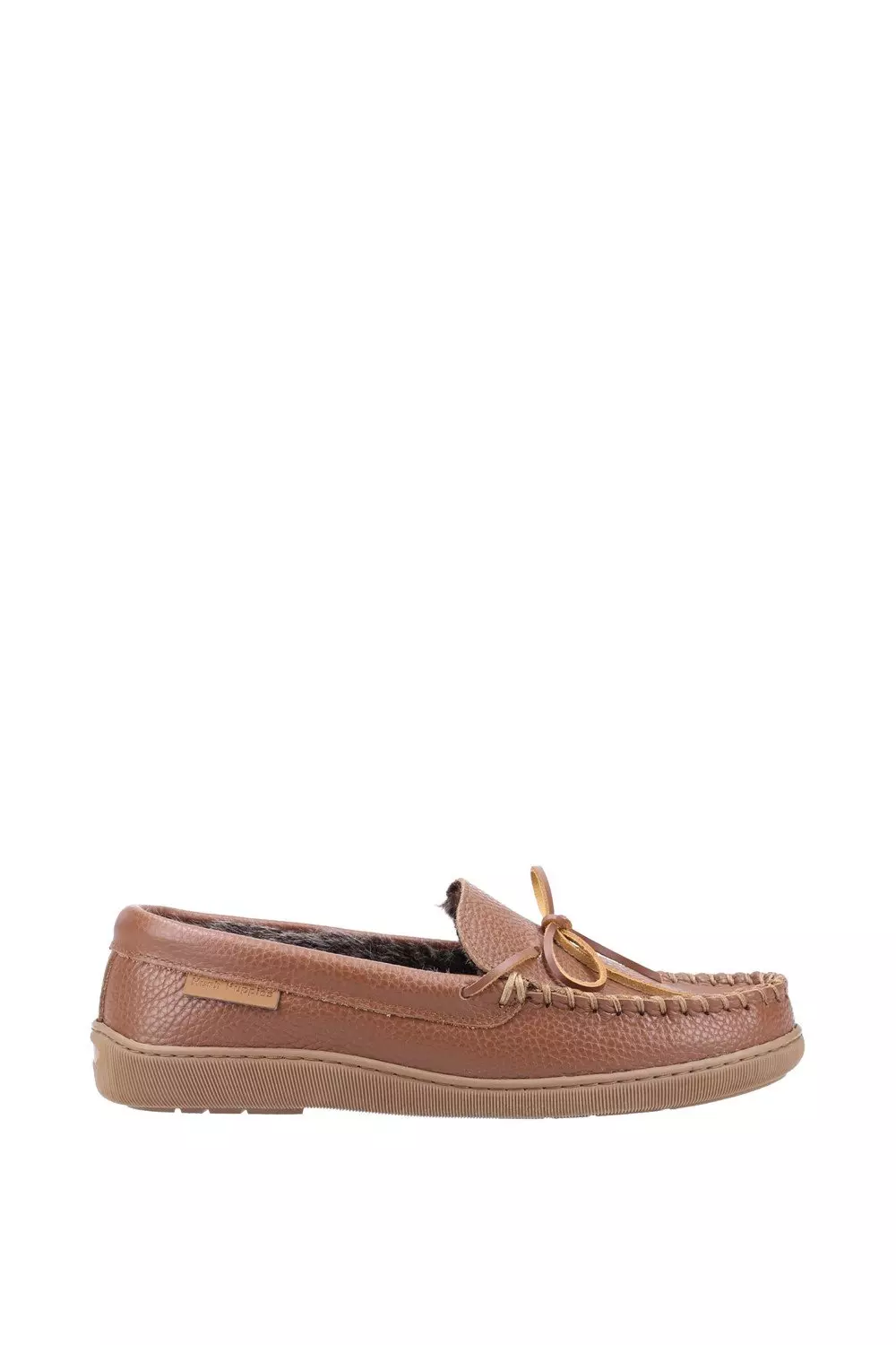 Tan 'Ace' Leather Slippers alternative image