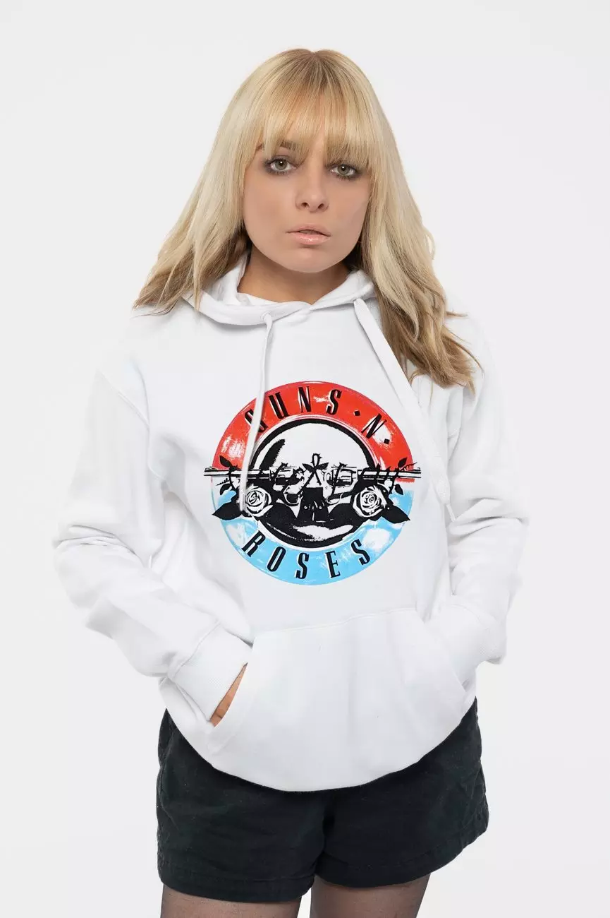 White Motorcross Hoodie alternative image
