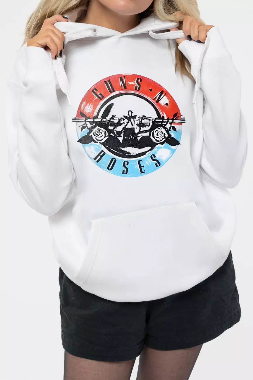 White Motorcross Hoodie alternative image