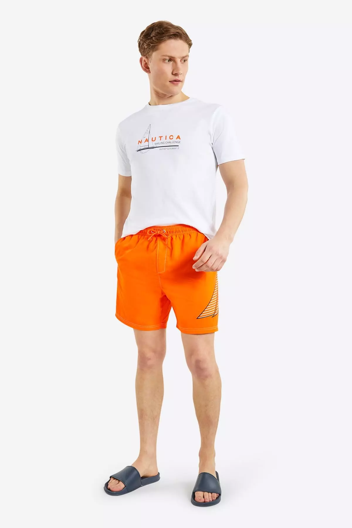 Orange 'Filan' 6” Swim Short alternative image