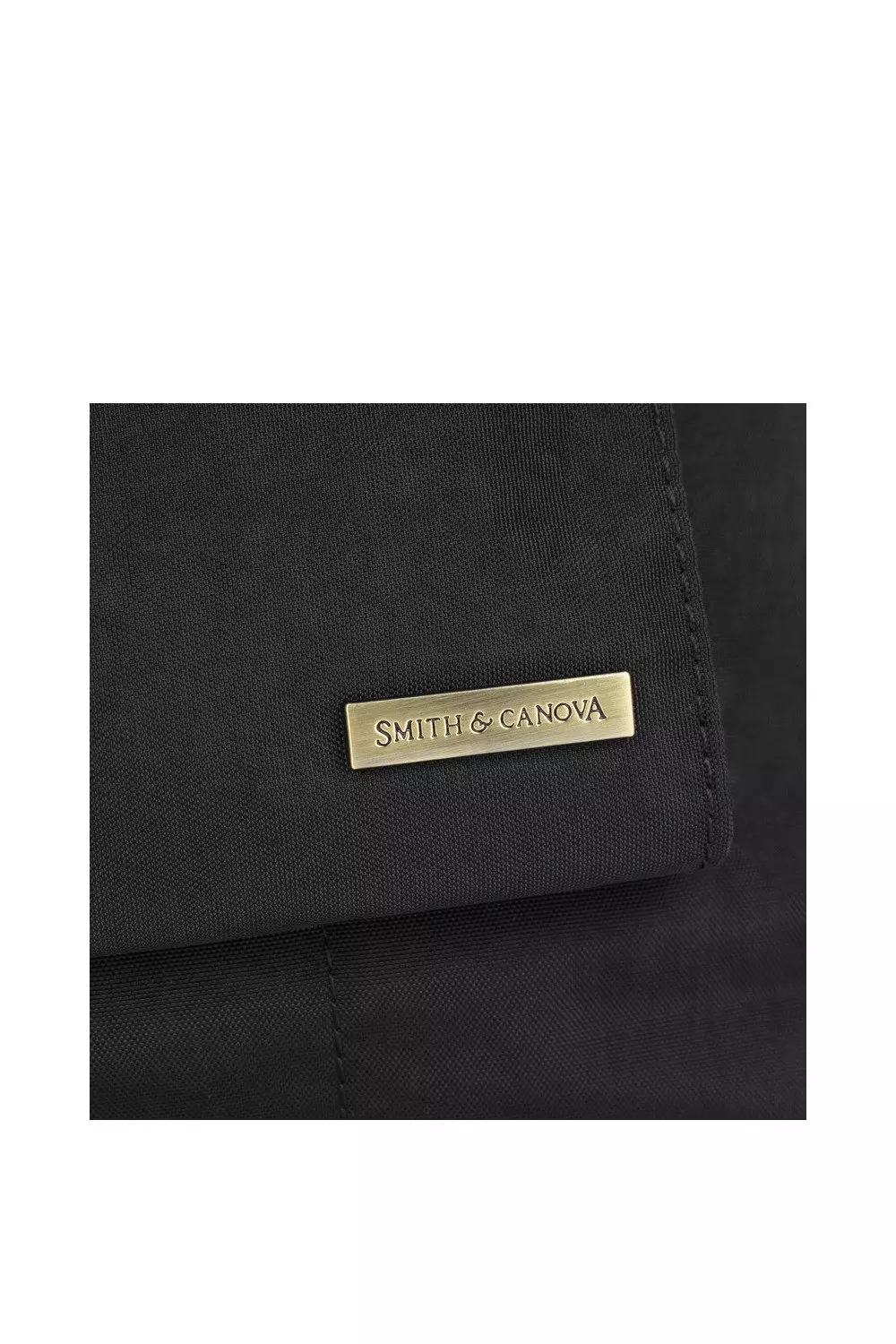 Black Flapover Nylon Backpack alternative image