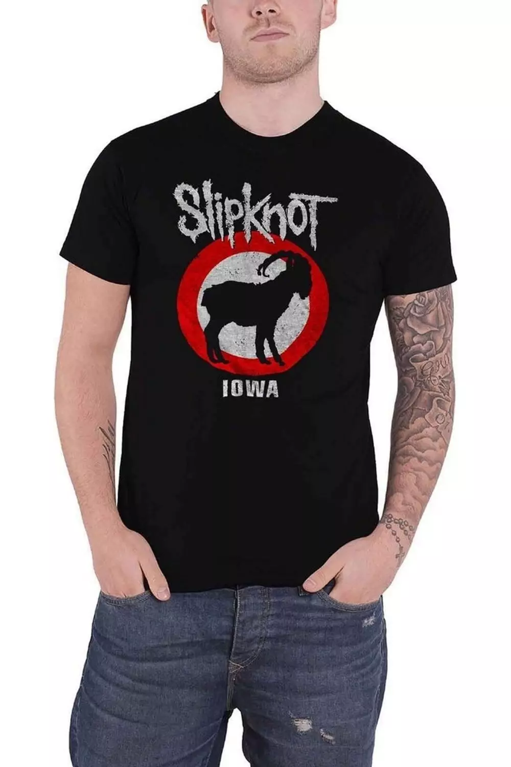 Black Iowa Goat T-Shirt alternative image