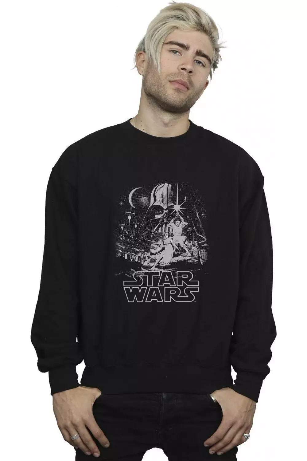 Black New Hope Poster Sweatshirt alternative image