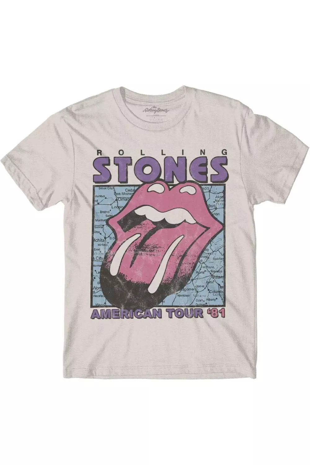 Natural American Tour Map T-Shirt alternative image