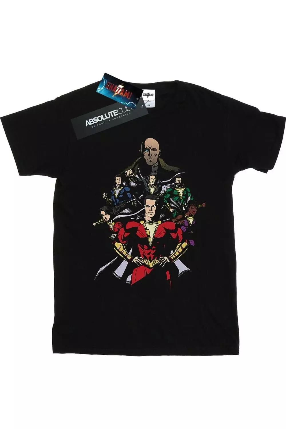 Black Shazam Team Up T-Shirt alternative image