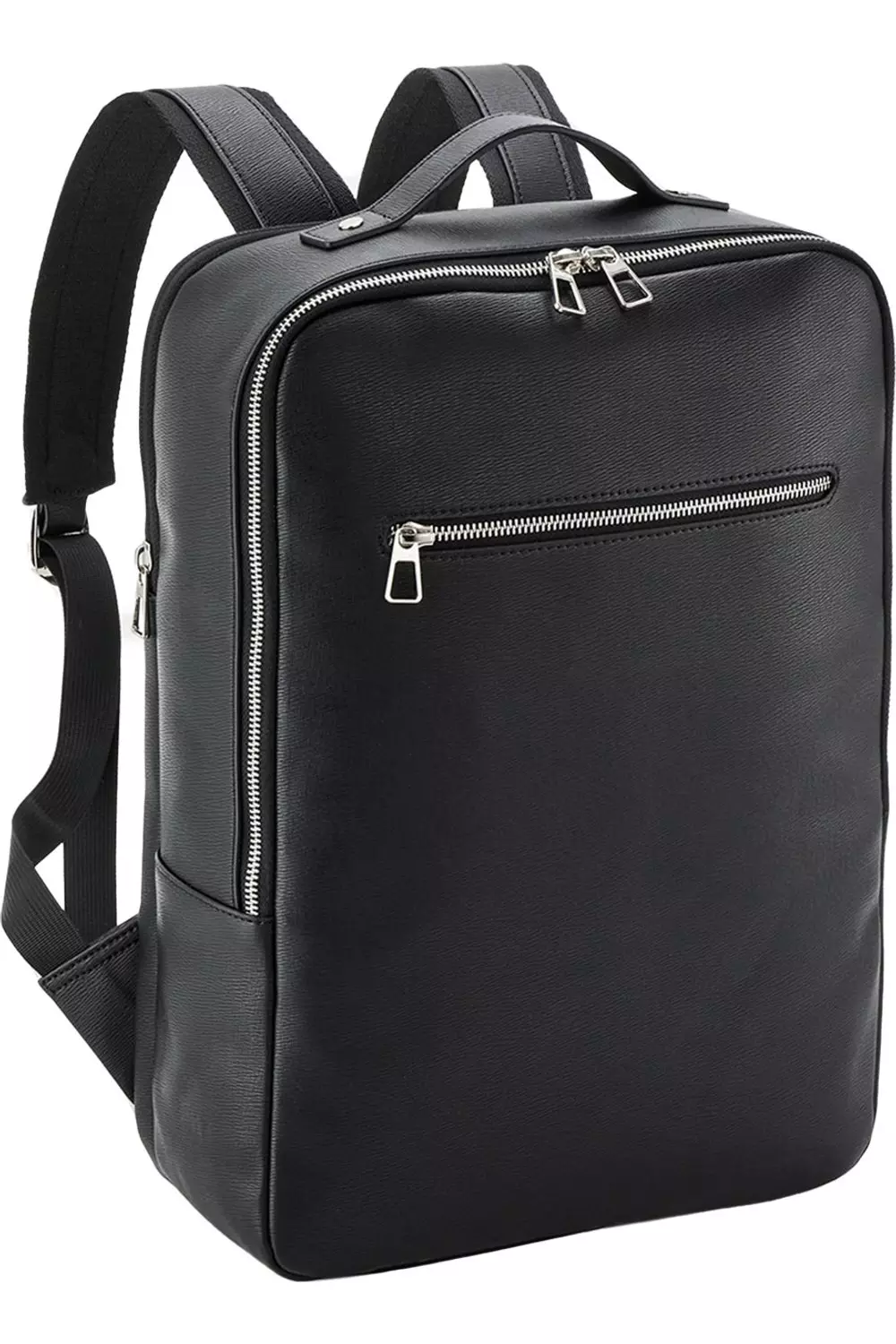 Black Tailored Luxe Backpack alternative image