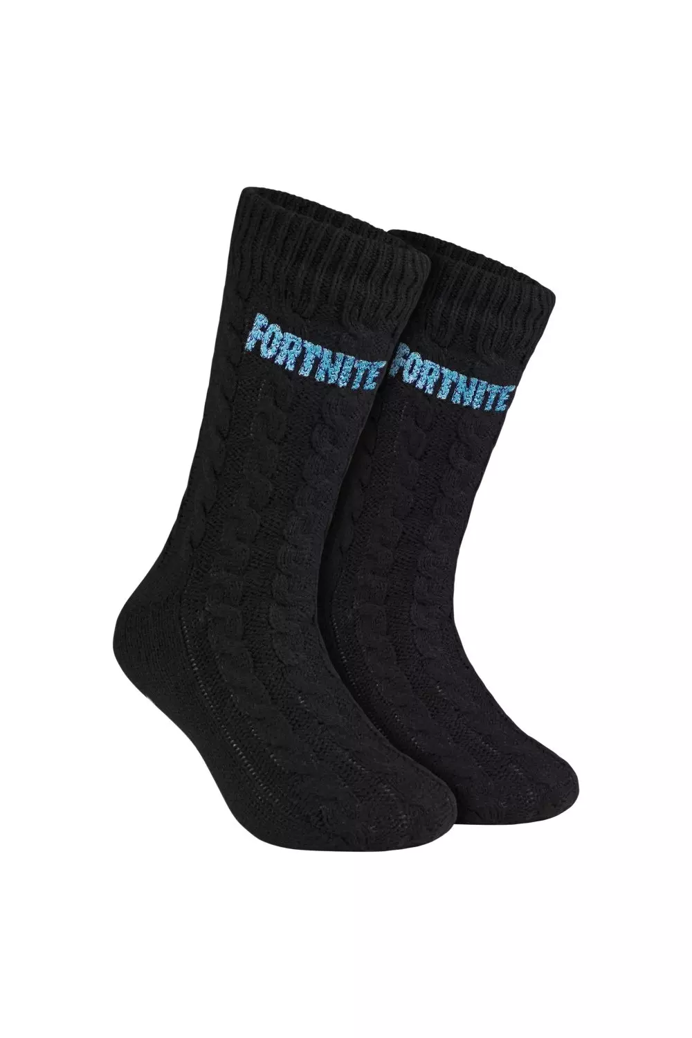 Black Fluffy Slipper Socks alternative image