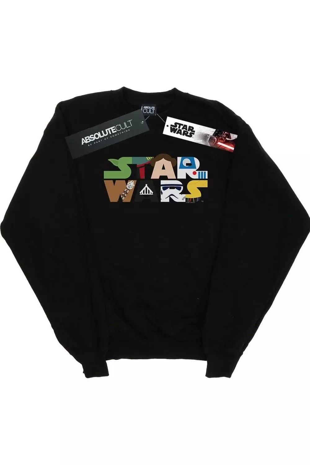 Black Character Logo Sweatshirt alternative image