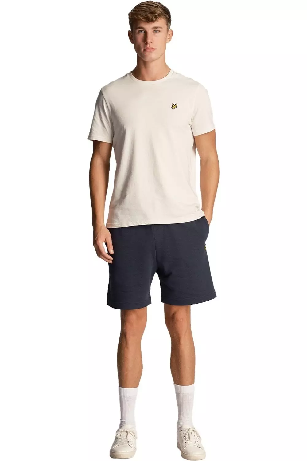 Dark navy Slub Logo Shorts alternative image