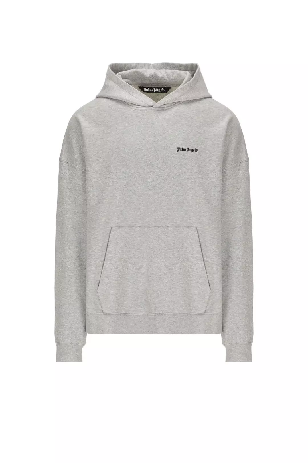 Embroidered Logo Grey Hoodie alternative image