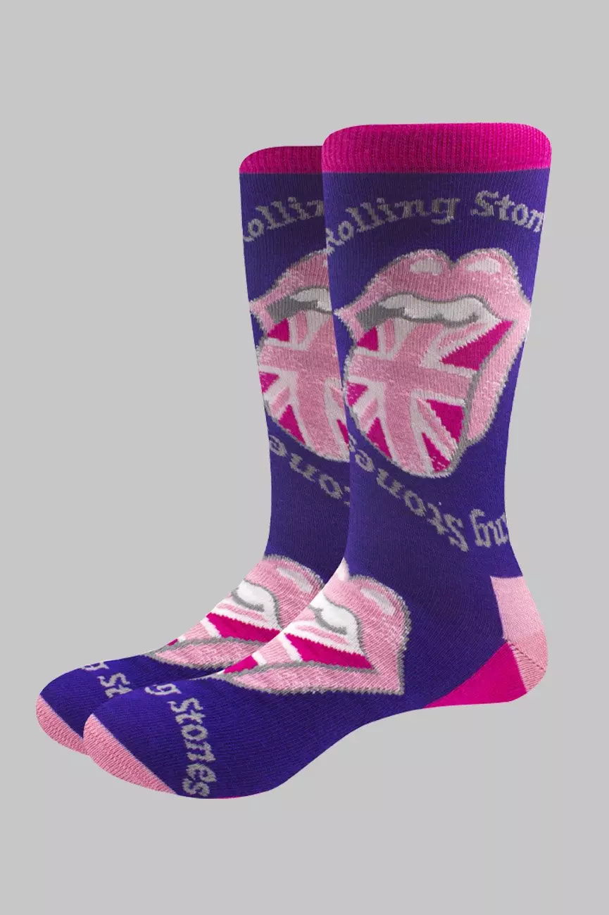 Purple Uk Tongue Ankle Socks alternative image