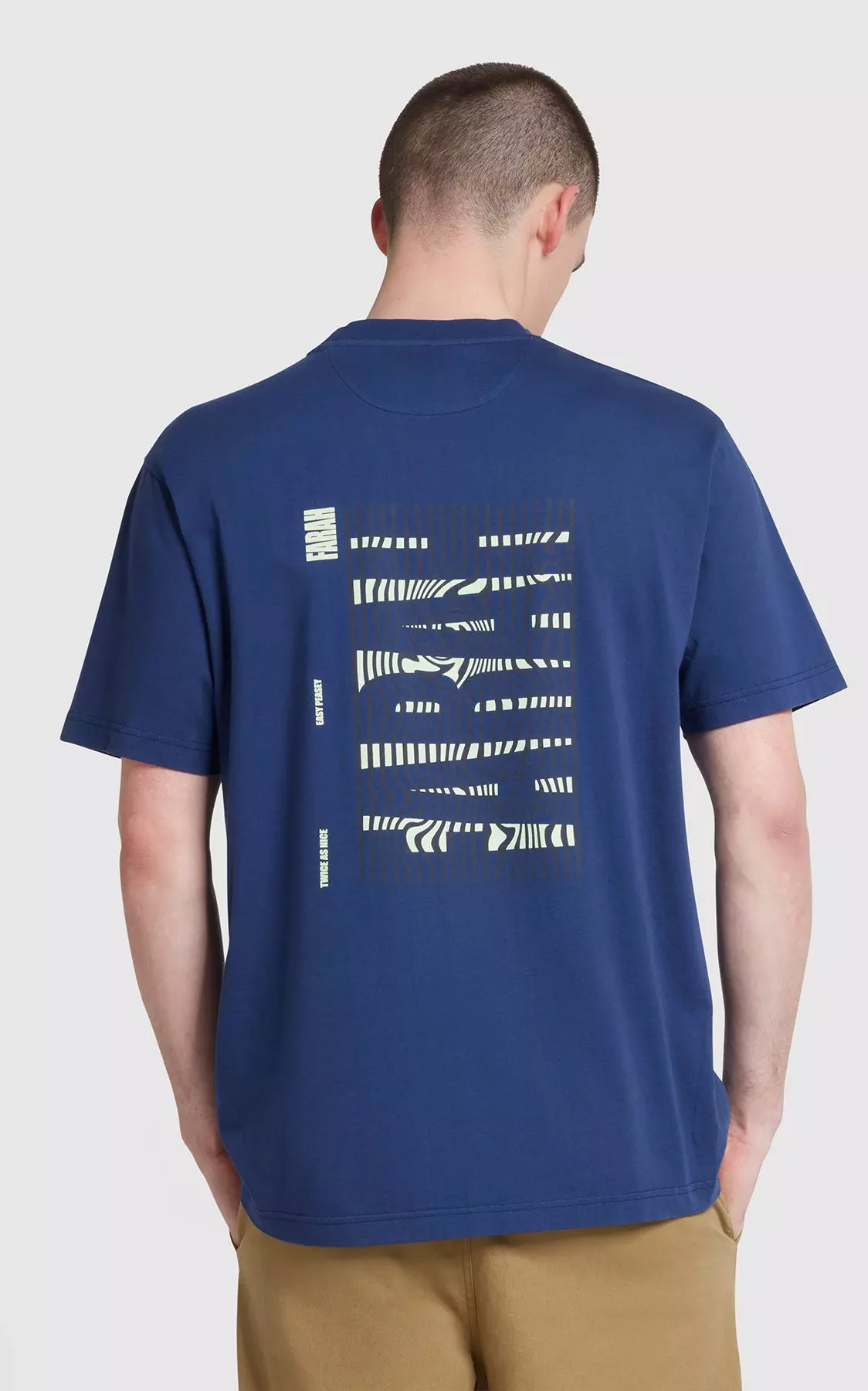 Damon Graphic T-shirt Navy alternative image