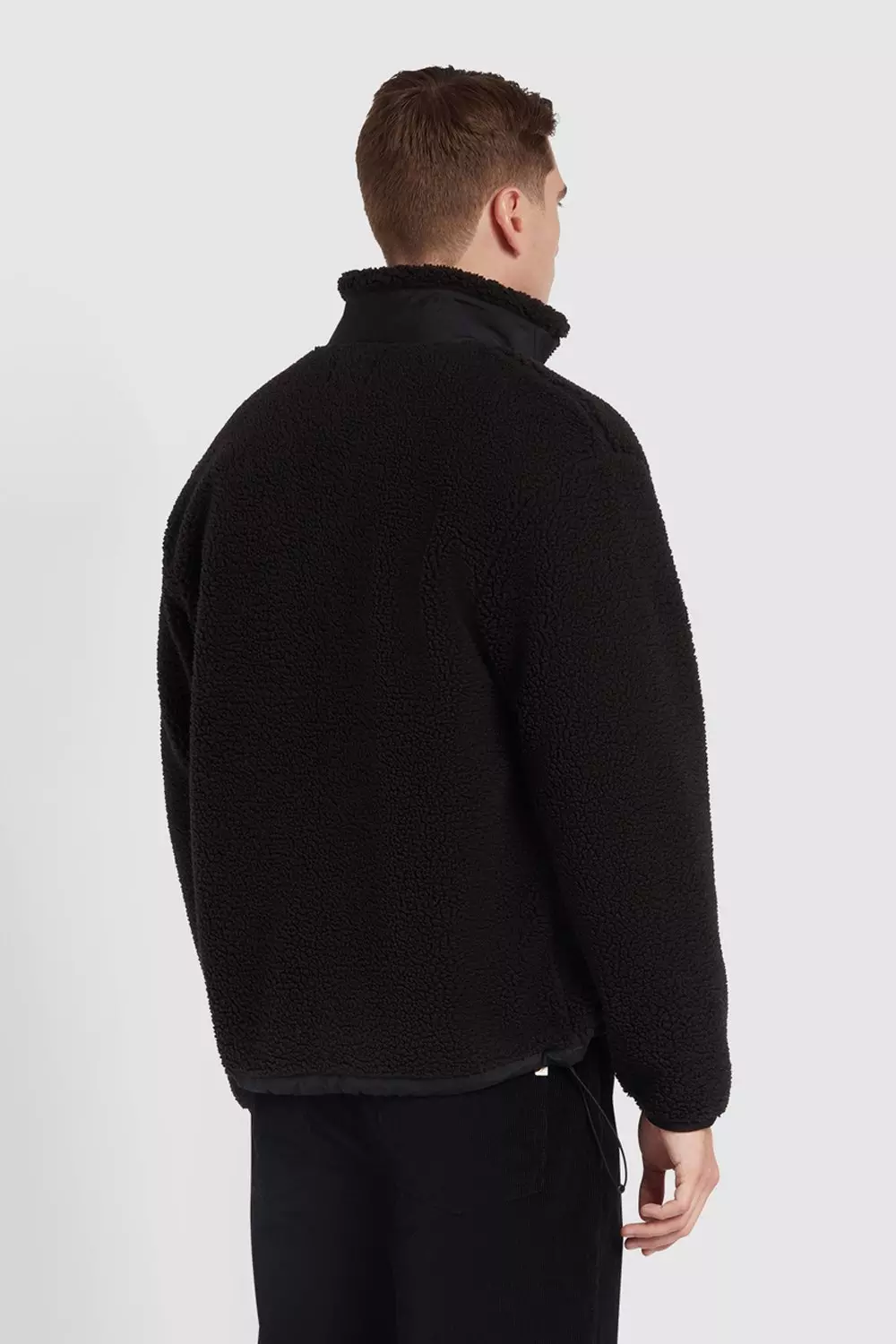 Bradley Full Zip Sherpa Fleece Black alternative image