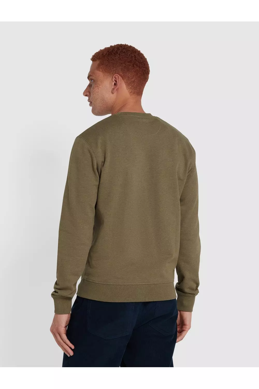 Tim New Crew Neck Sweatshirt Khaki Marl alternative image