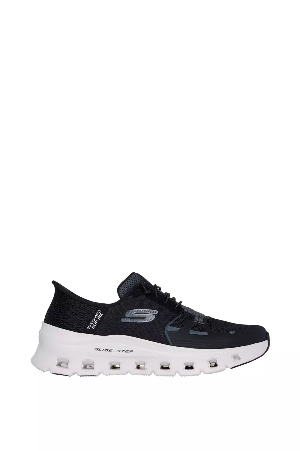 Glide Step Slip-ins Mesh Bungee Sneaker Black alternative image
