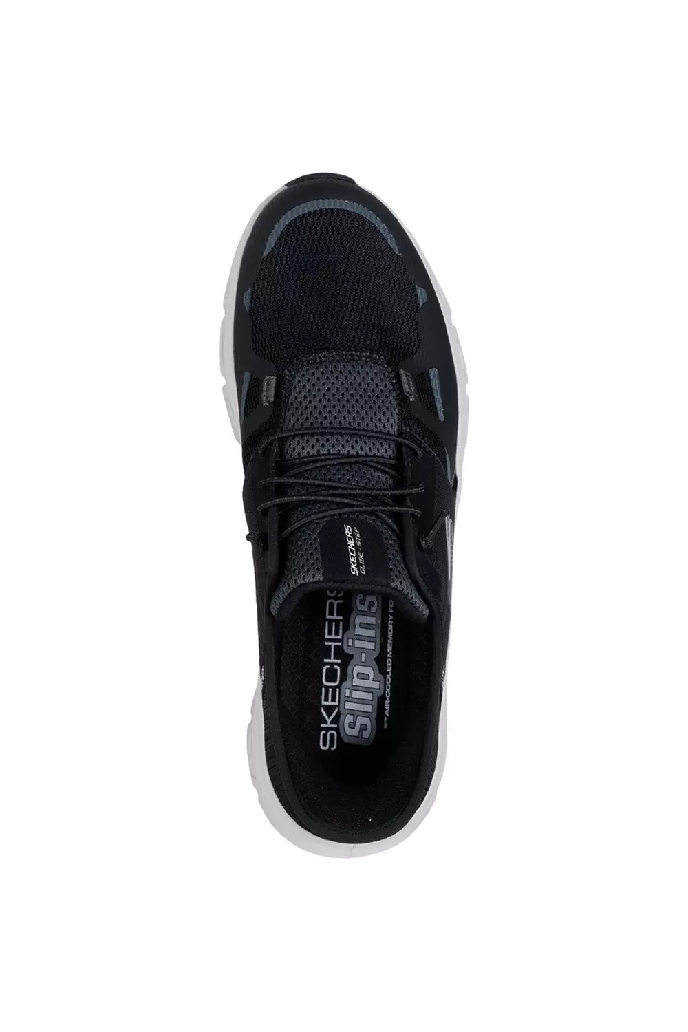Glide Step Slip-ins Mesh Bungee Sneaker Black alternative image