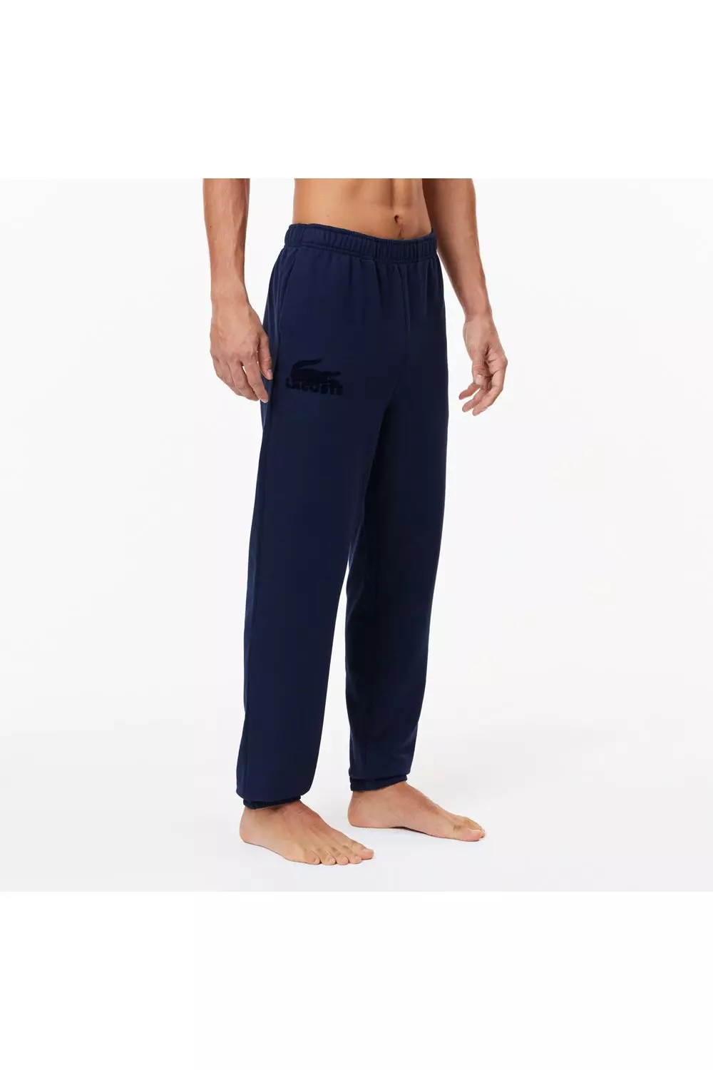 Lacoste Croc Logo Cuffed Sweatpant Navy alternative image