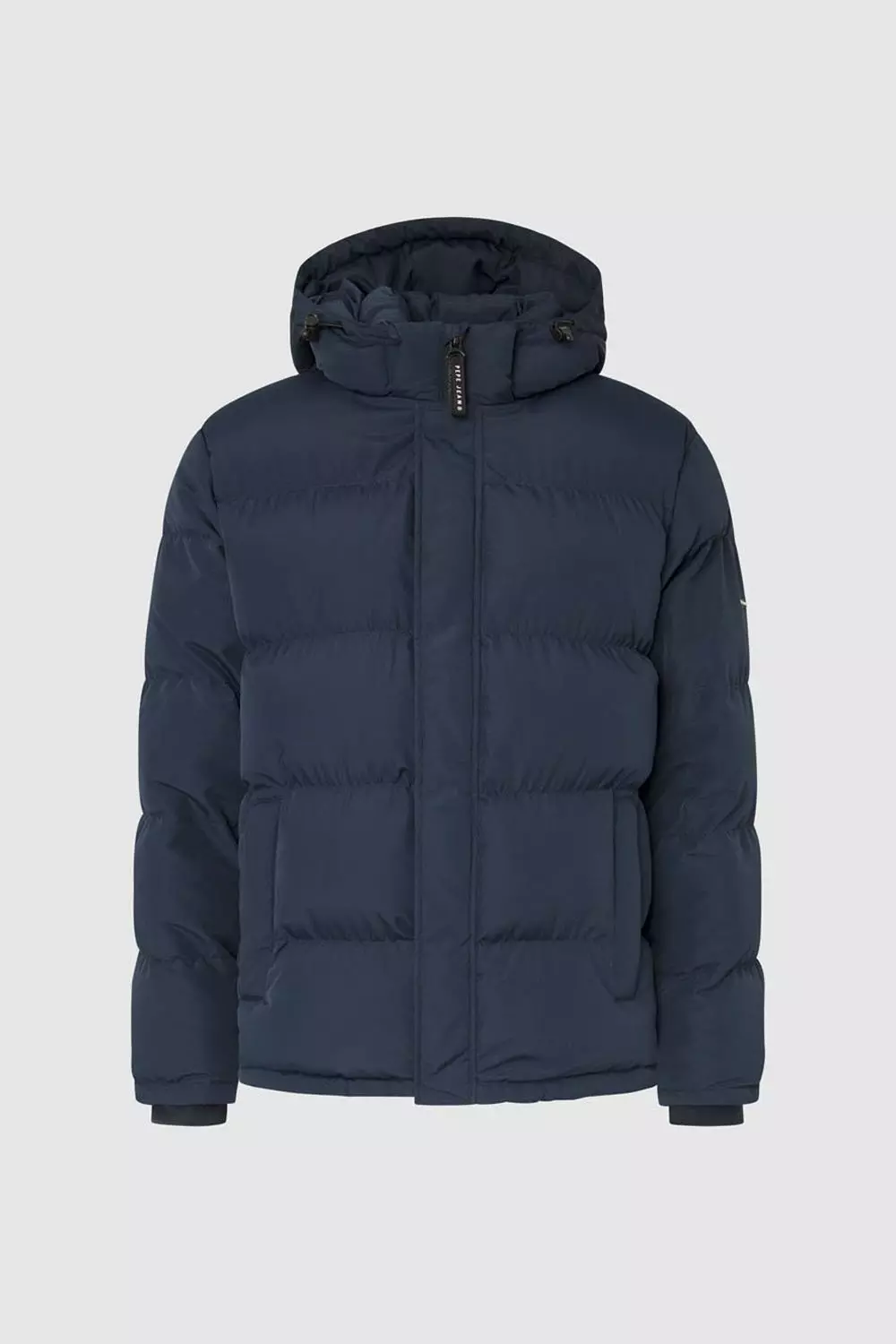 Pepe Jeans Tobias Large Baffle Hooded Jacket Navy alternative image
