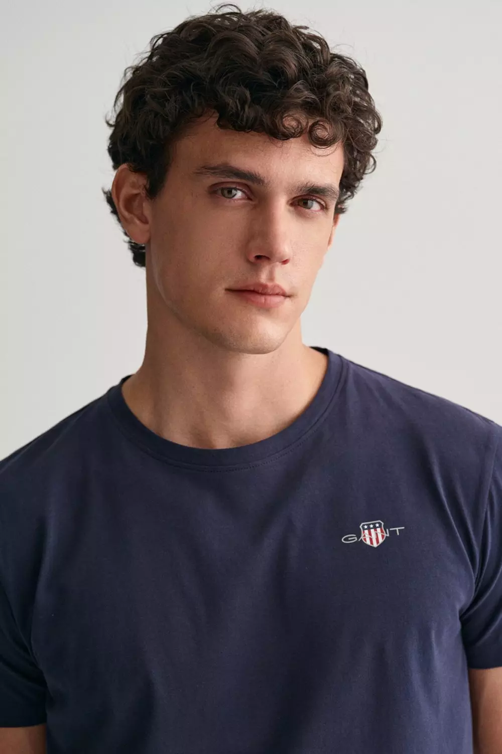 Gant Shield Logo Short Sleeve T-shirt Evening Blue alternative image