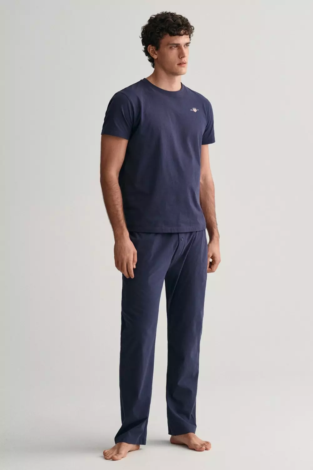 Gant Shield Logo Short Sleeve T-shirt Evening Blue alternative image