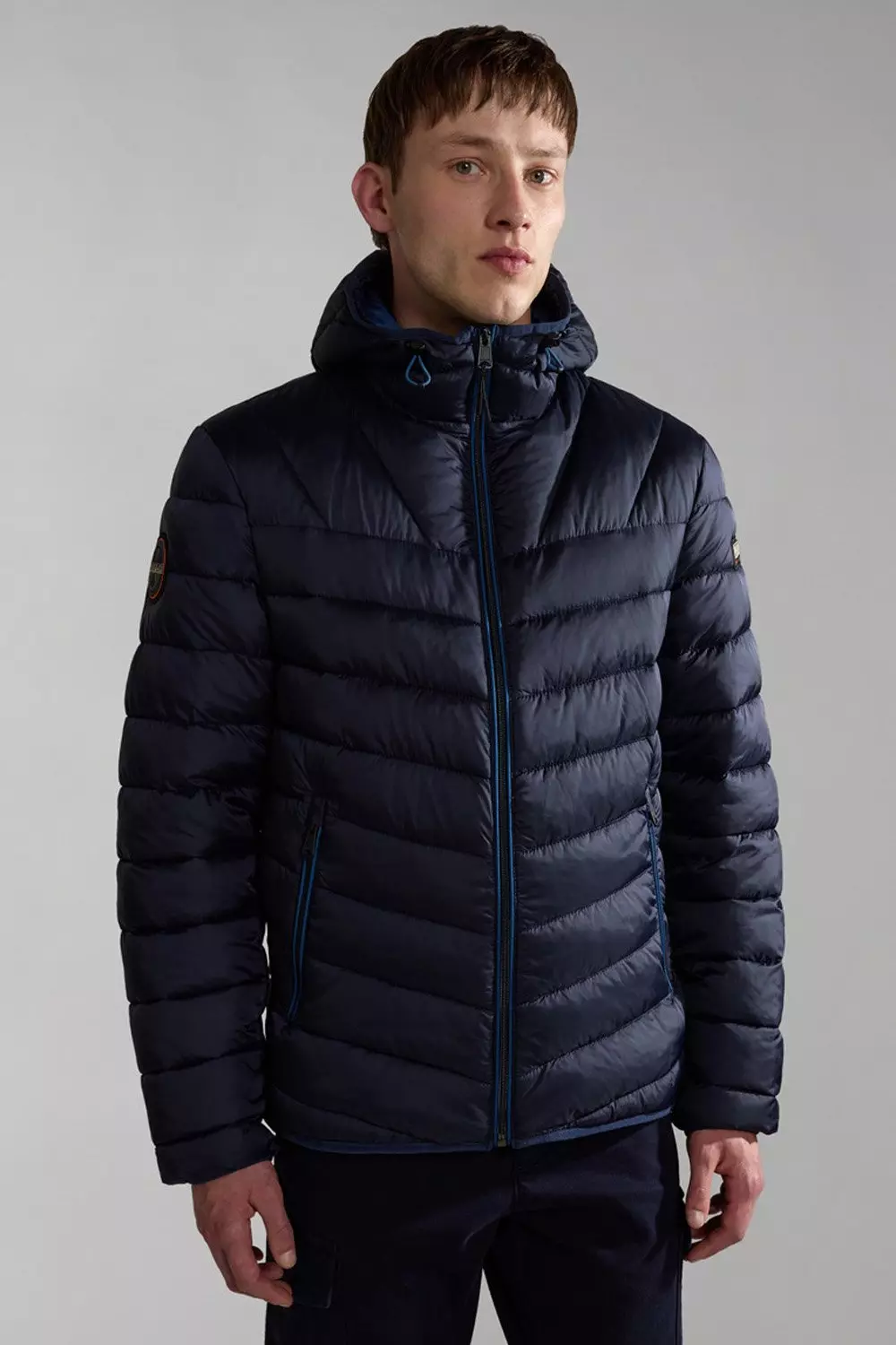 Aerons H3 Hood Padded Jacket Blu Marine Navy alternative image