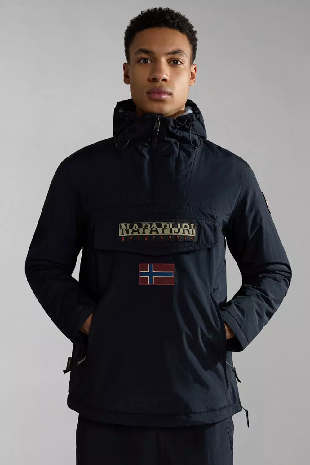 Rainforest Pocket Winter Anorak Jacket Black alternative image