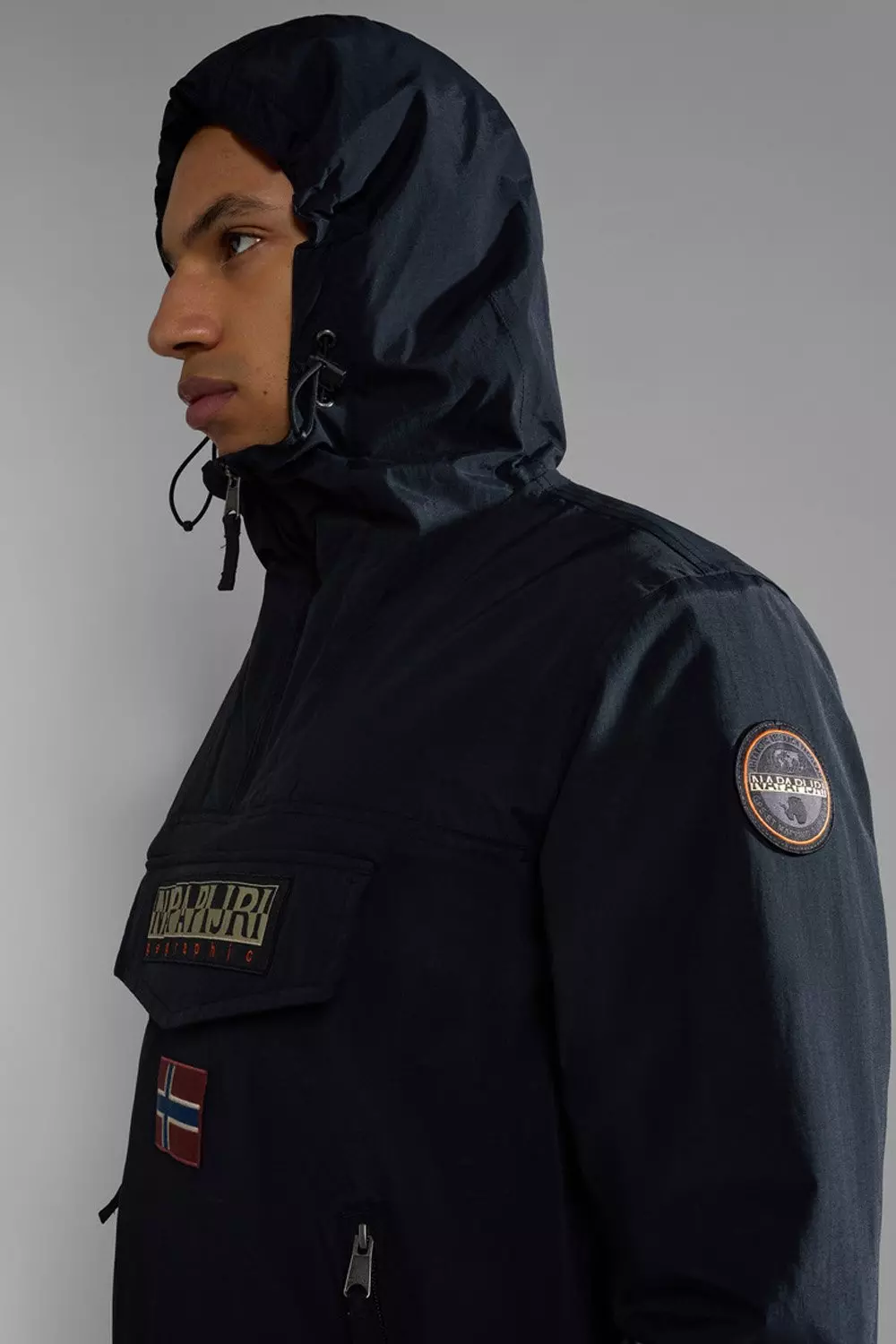 Rainforest Pocket Winter Anorak Jacket Black alternative image